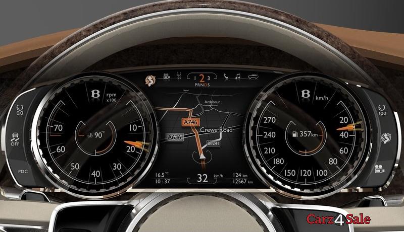 Bentley Bentayga Meter Console