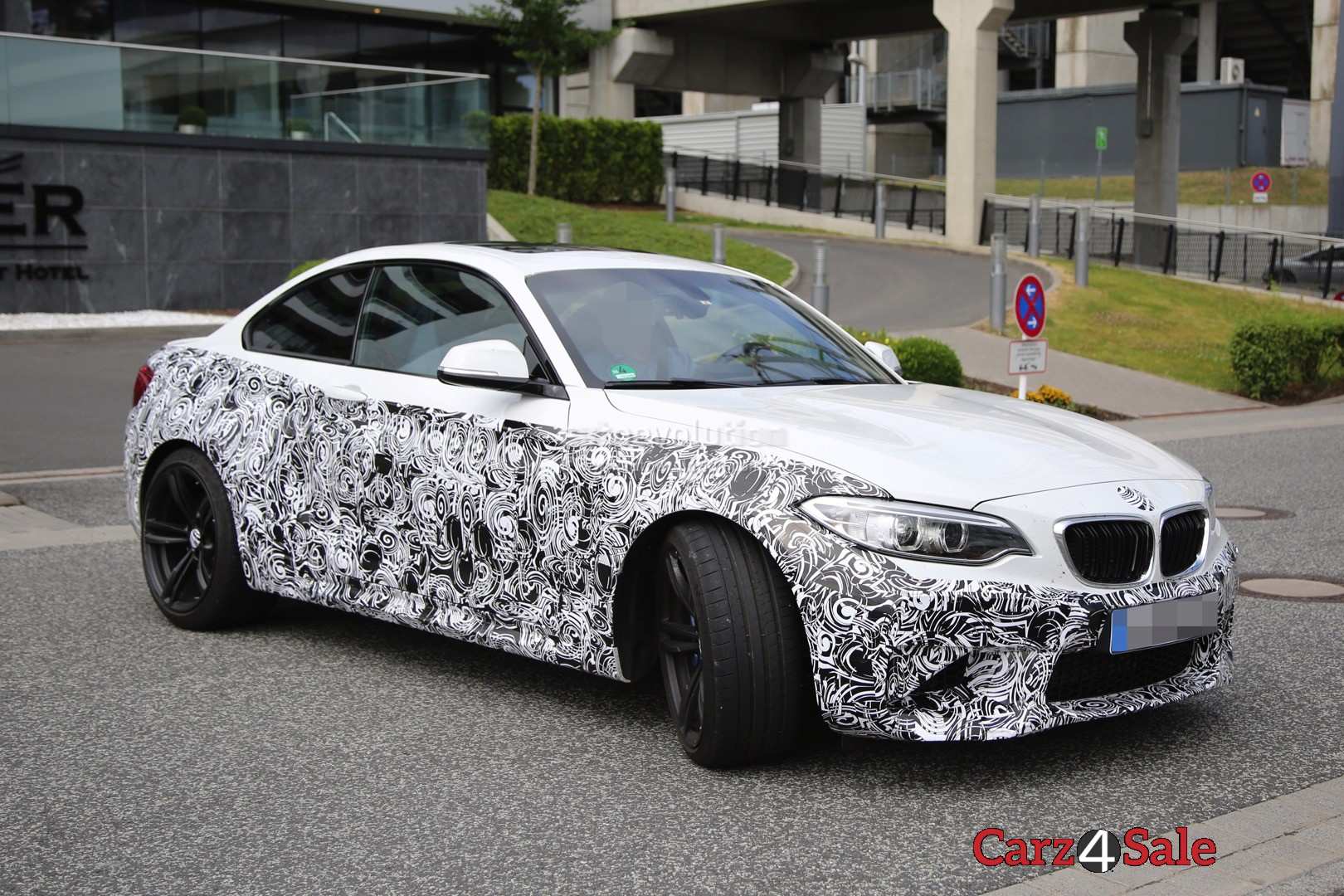 Bmw M2 Spy Shot Front Right View