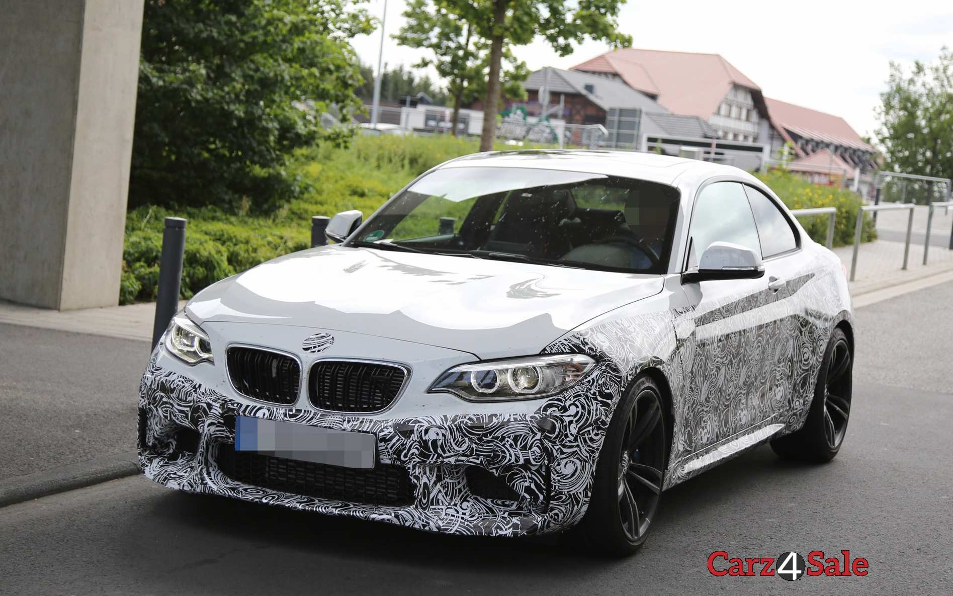 Bmw M2 Spy Shot Front View Left